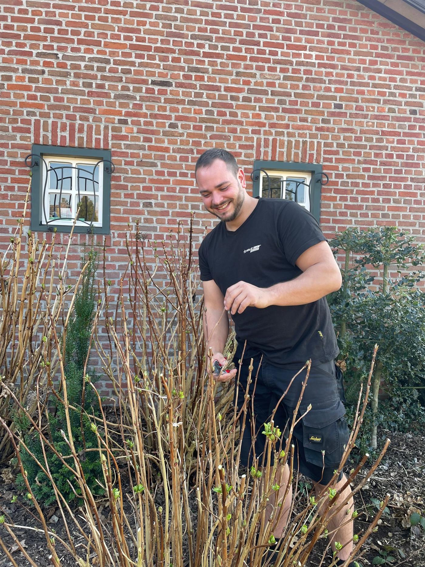 Robin, het gezicht achter Gemaaid, aan het werk
